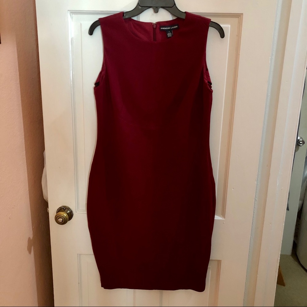 Mid Length Red Dress